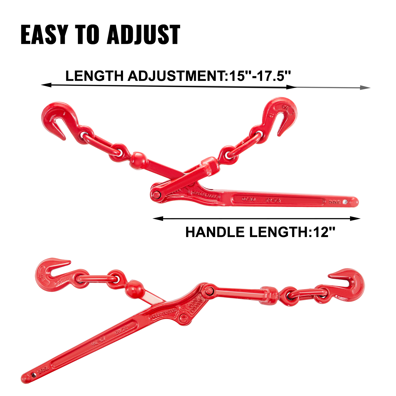 VEVOR Lever Chain Load Binder Kit 5/16