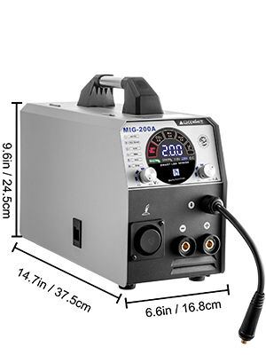 Unità di saldatura combinata 4-IN-1, unità di saldatura TIG DC con  tecnologia IGBT