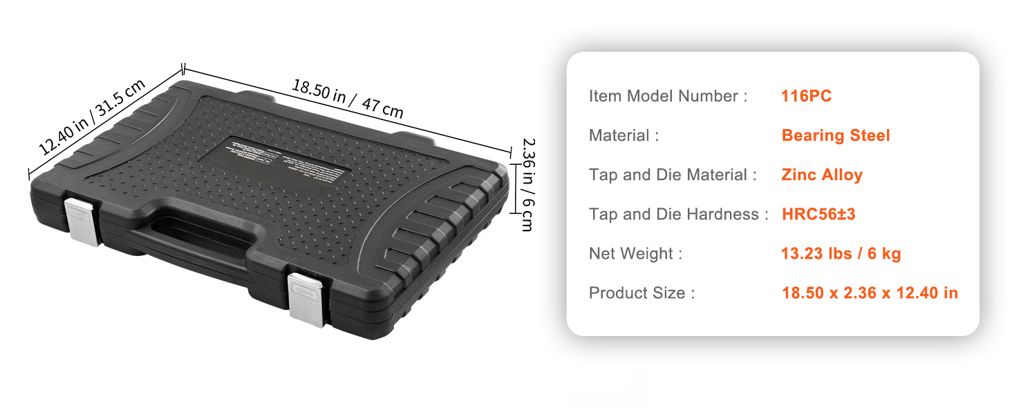 Tap And Die Set A100 1.11w