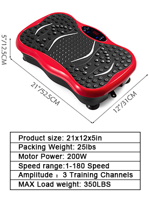 Vibration Plate Machine Fitness Body Shaper Slim Trainer Gym Exercise Music  5056029835265 