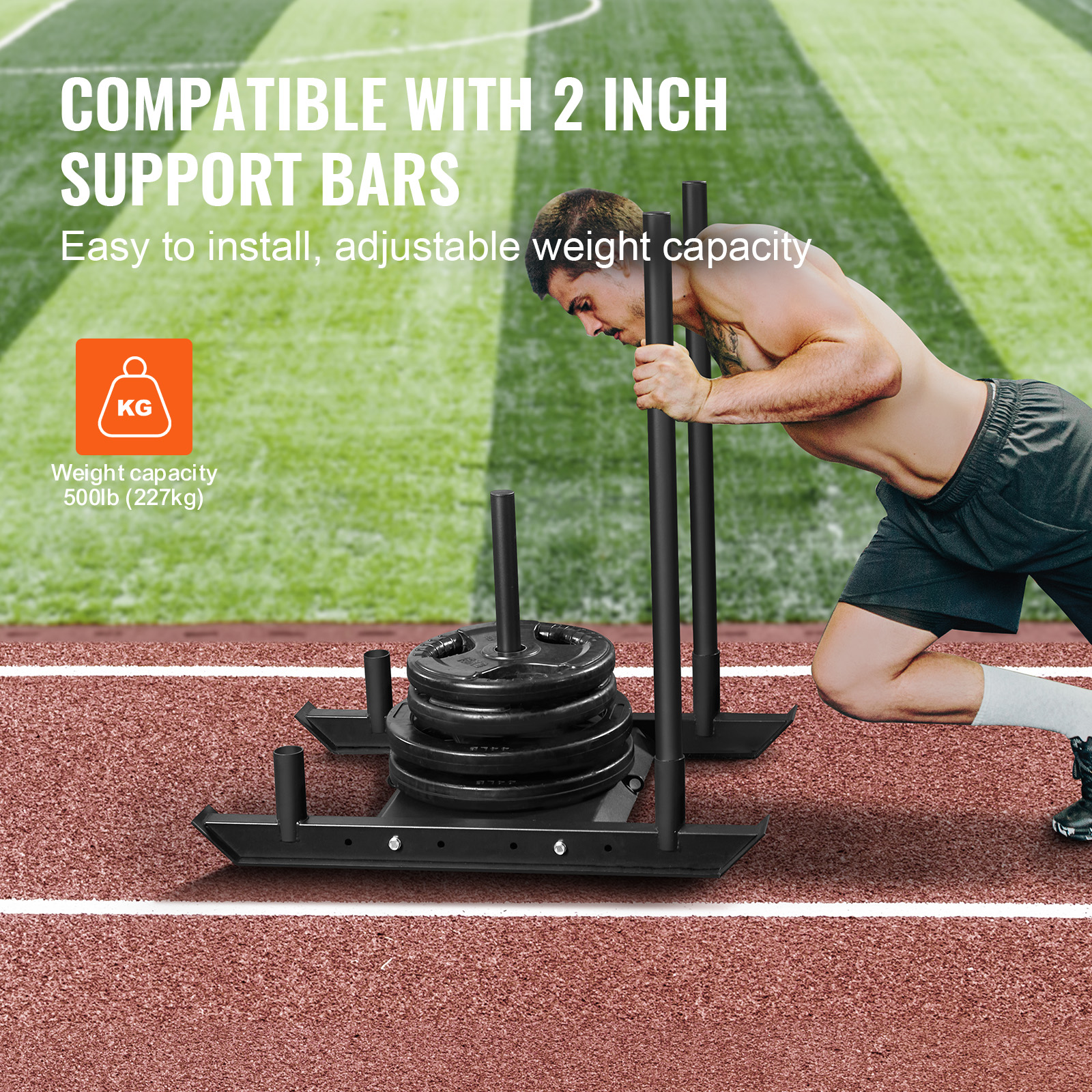 VEVOR Weight Power Pull Push Sled Fitness Strength Speed Resistant Training Sled - Picture 78 of 86