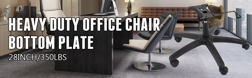 Ruedas de repuesto para silla de oficina, ruedas de goma resistentes para  silla de oficina (2200 libras) - Ruedas de silla de oficina de tamaño