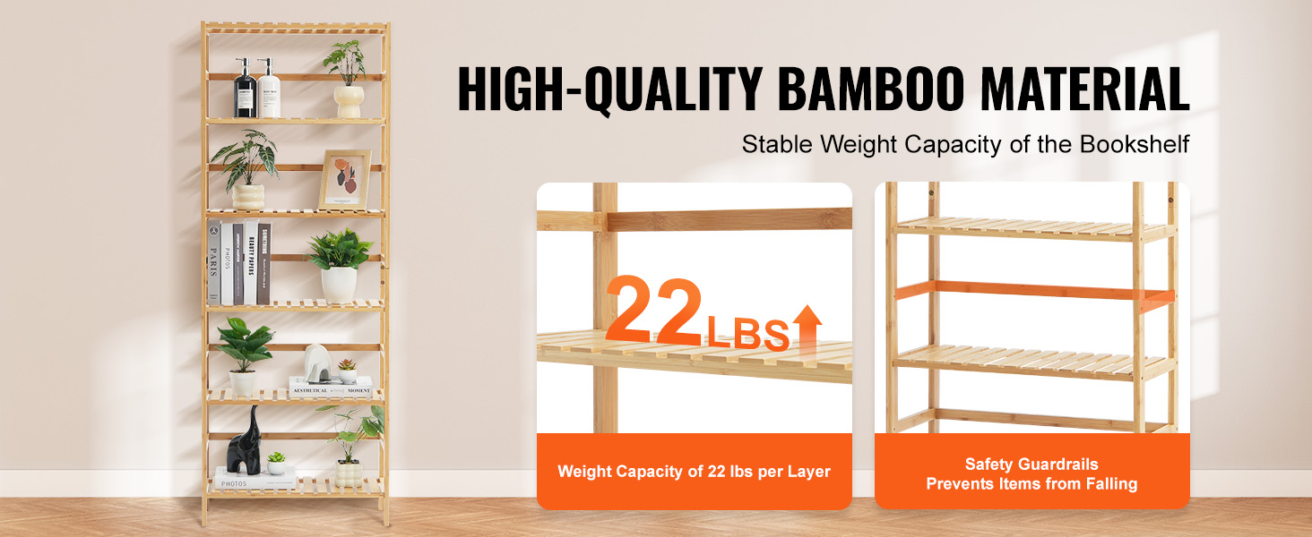 Bambus Bcherregal Pflanzenstnder Blumenregal Lagerregal Bro 6 Lagen |  eBay.de
