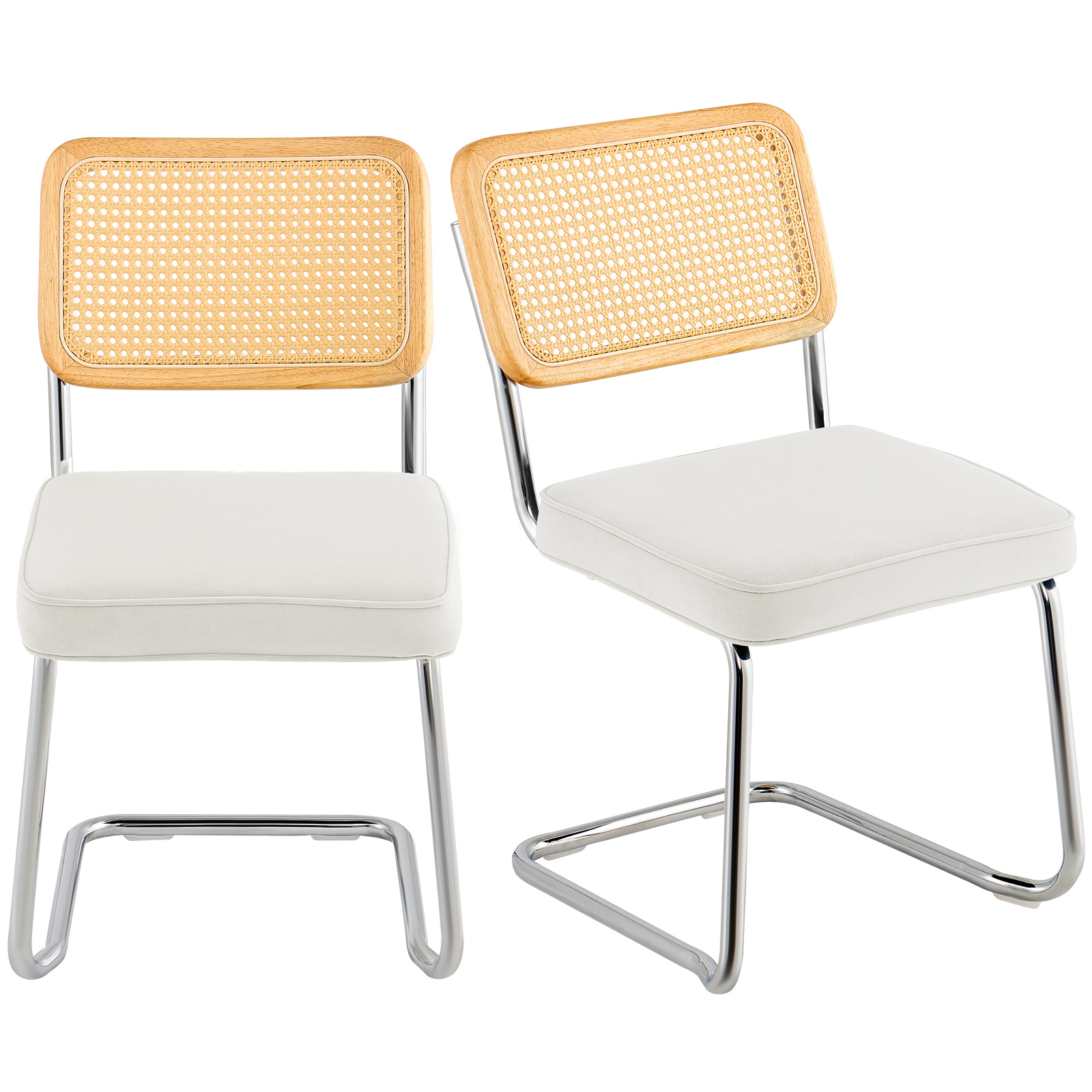 VEVOR Rattan Chairs Outdoor Patio Furniture Dining Chair 2PCS with Cushion Green - Picture 15 of 86