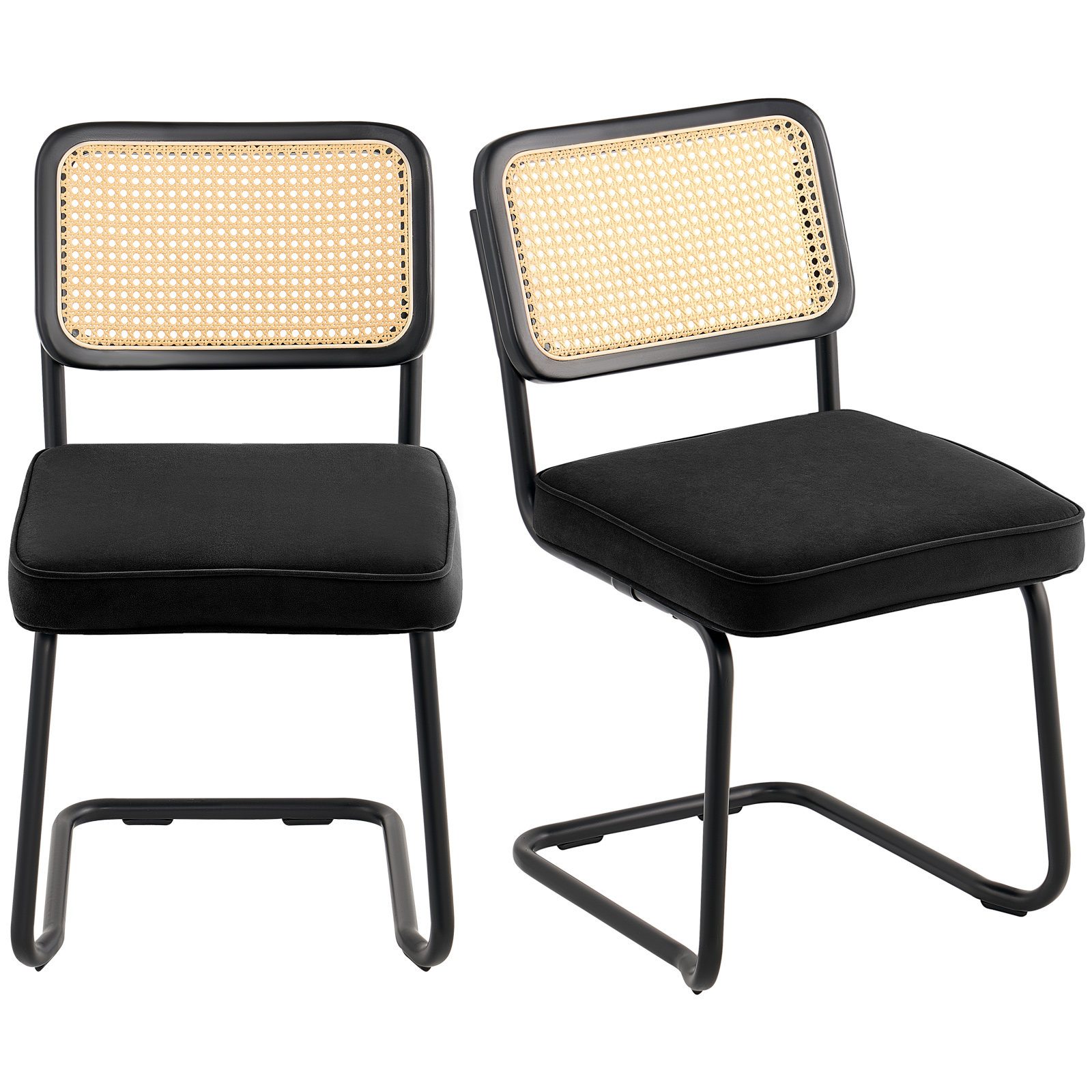 VEVOR Rattan Chairs Outdoor Patio Furniture Dining Chair 2PCS with Cushion Green - Picture 27 of 86