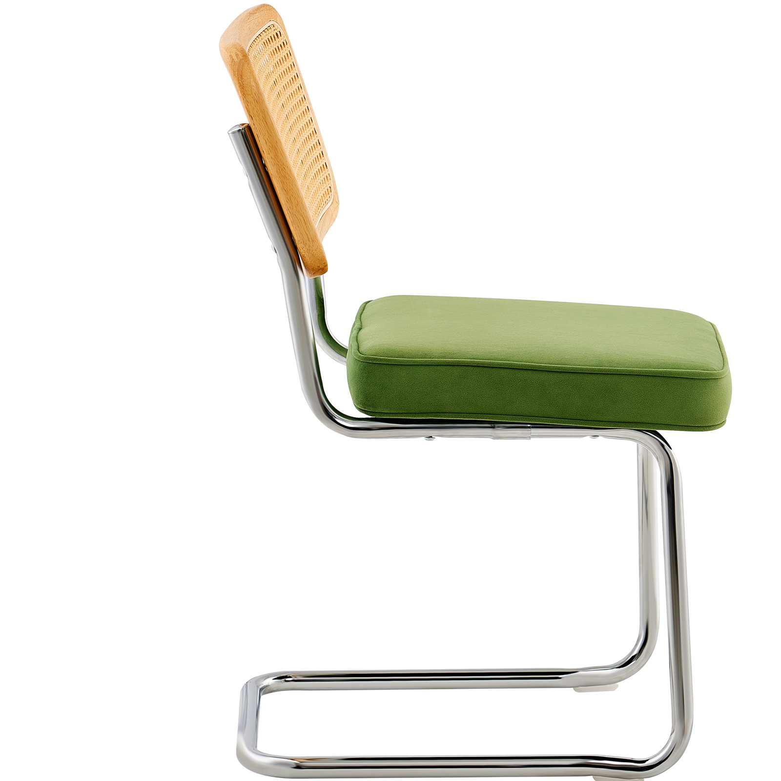 VEVOR Rattan Chairs Outdoor Patio Furniture Dining Chair 2PCS with Cushion Green - Picture 13 of 86