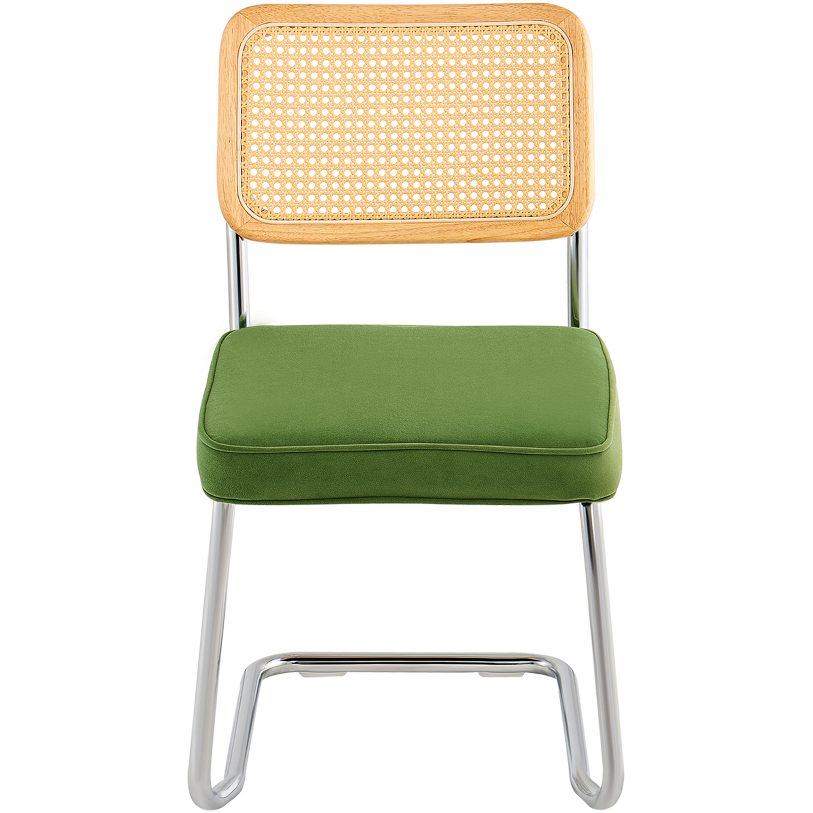 VEVOR Rattan Chairs Outdoor Patio Furniture Dining Chair 2PCS with Cushion Green - Picture 60 of 86