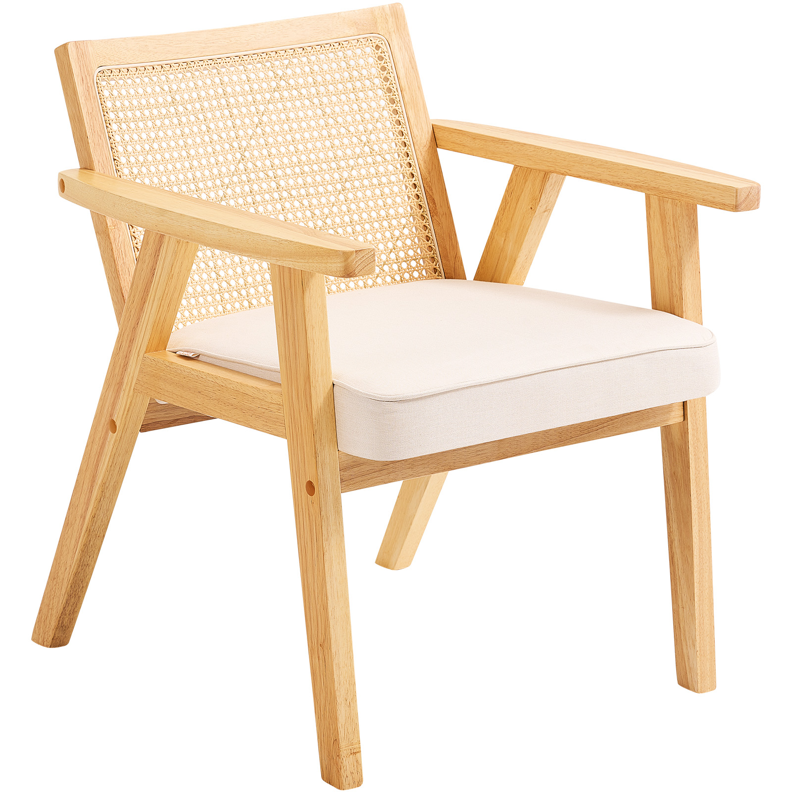 VEVOR Rattan Chairs Outdoor Patio Furniture Dining Chair 2PCS with Cushion Green - Picture 39 of 86