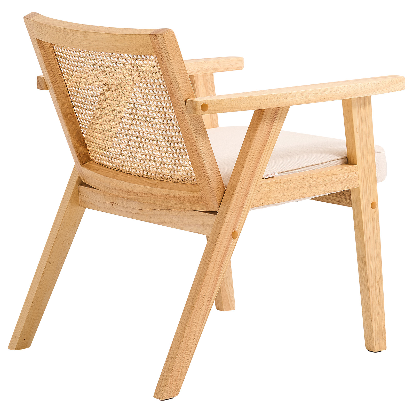 VEVOR Rattan Chairs Outdoor Patio Furniture Dining Chair 2PCS with Cushion Green - Picture 50 of 86