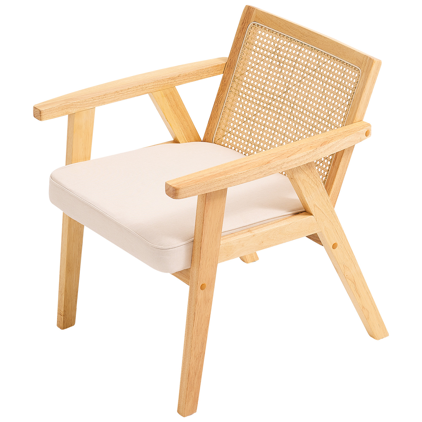 VEVOR Rattan Chairs Outdoor Patio Furniture Dining Chair 2PCS with Cushion Green - Picture 47 of 86