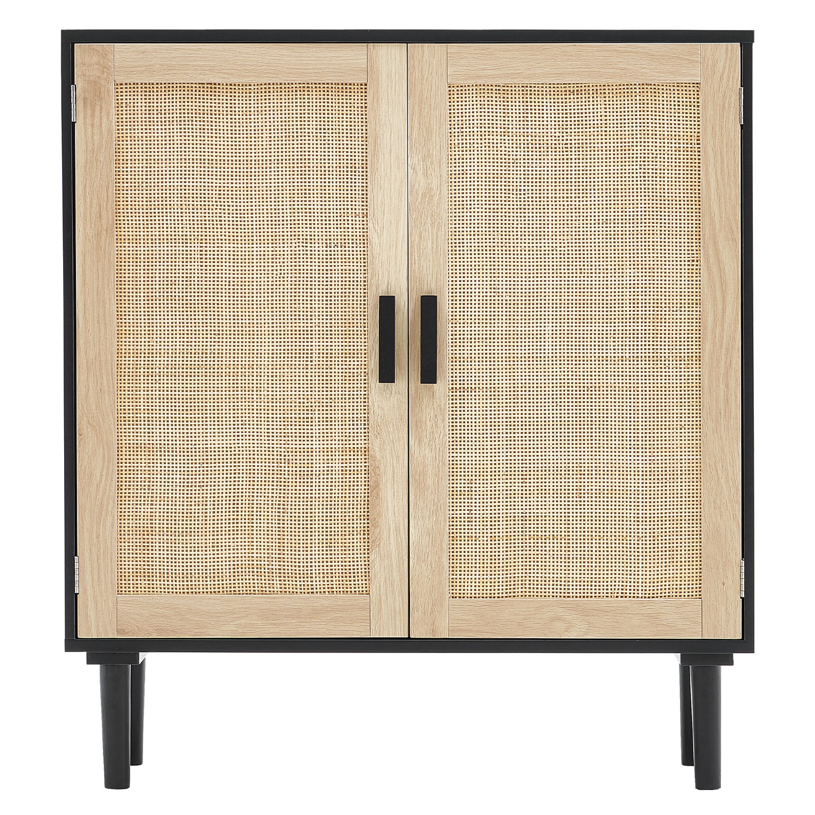Rattan Cabinet with 4/2 Magnetic Doors 2/3 Drawers Adjustable Shelves Natural - Picture 36 of 86