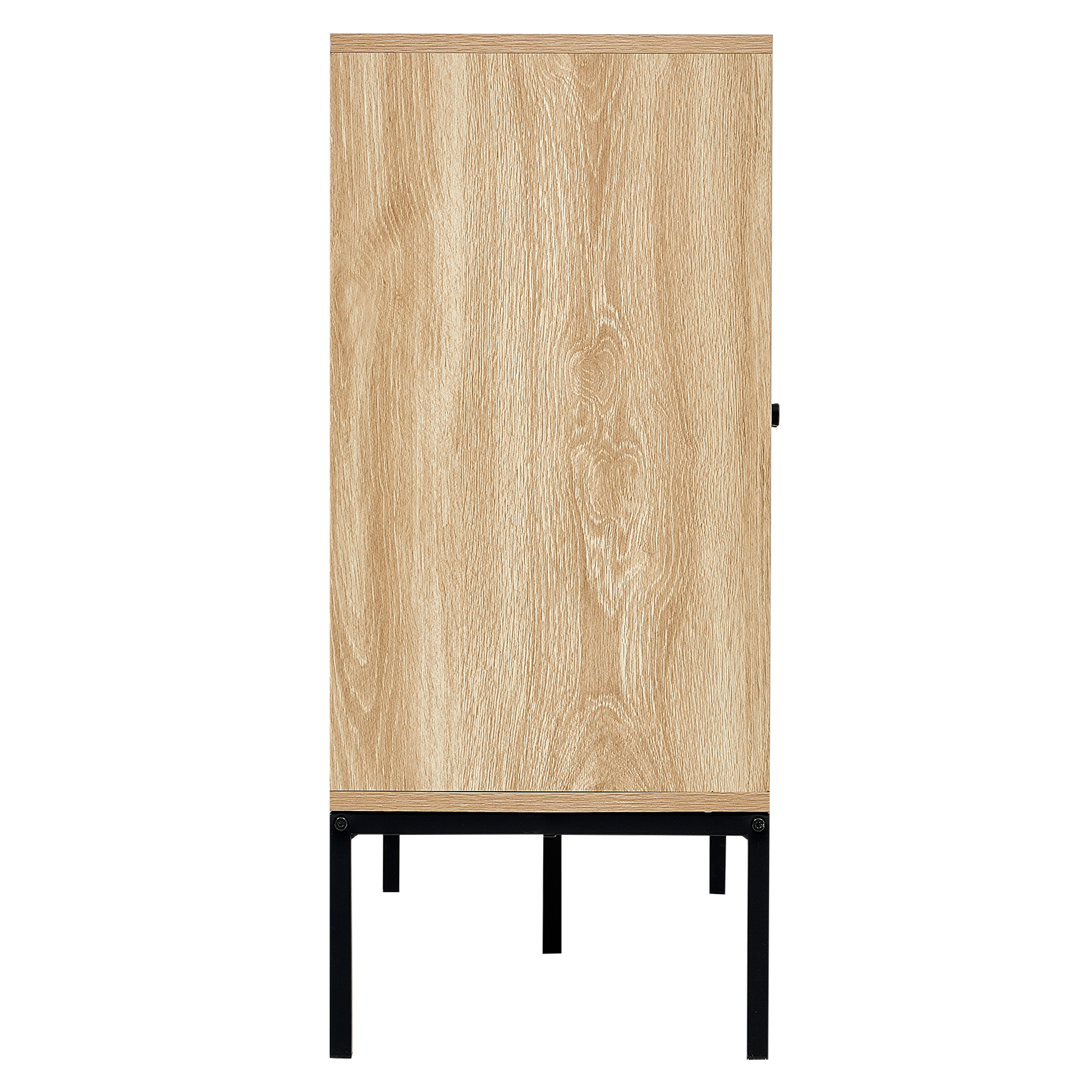Rattan Cabinet with 4/2 Magnetic Doors 2/3 Drawers Adjustable Shelves Natural - Picture 49 of 86