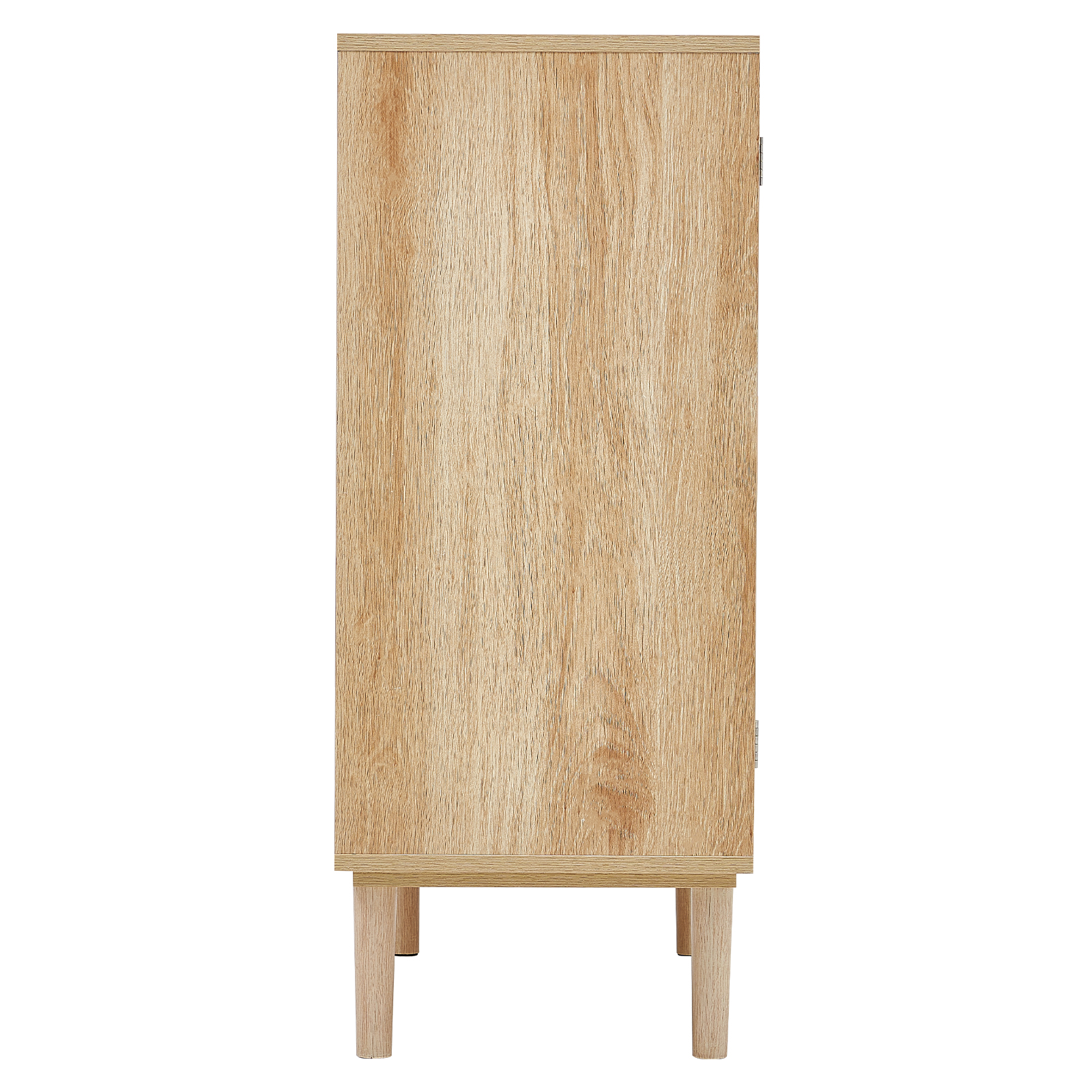 Rattan Cabinet with 4/2 Magnetic Doors 2/3 Drawers Adjustable Shelves Natural - Picture 13 of 86