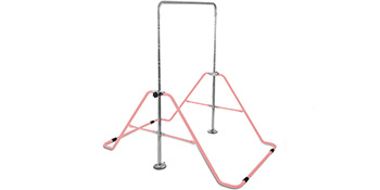 Details about   Gymnastic Bars for Kids with Adjustable Height Folding Gymnastic Training Kip... 