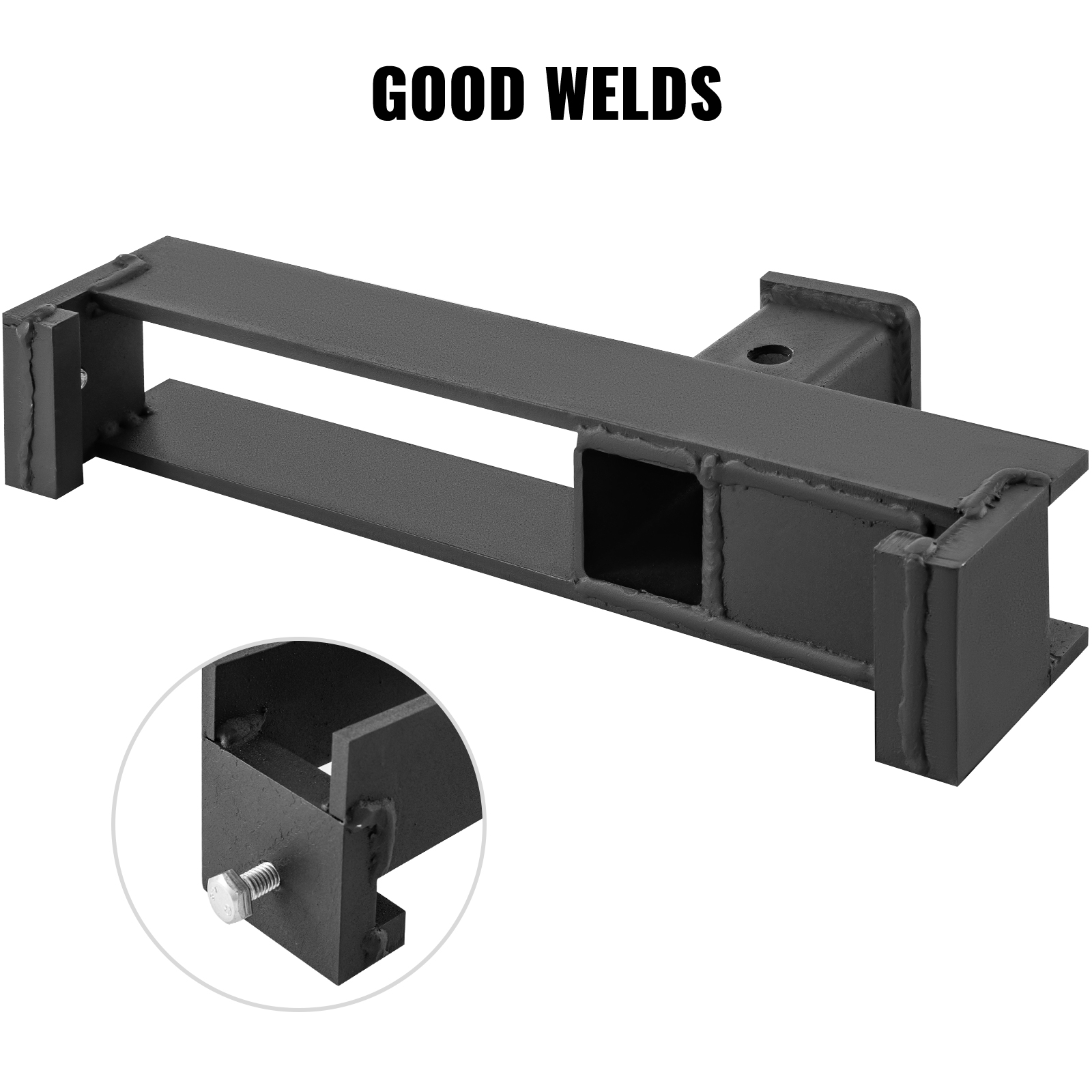 VEVOR Heavy Duty Trailer Hitch Receiver 2 Inch Forklift Skid Steer