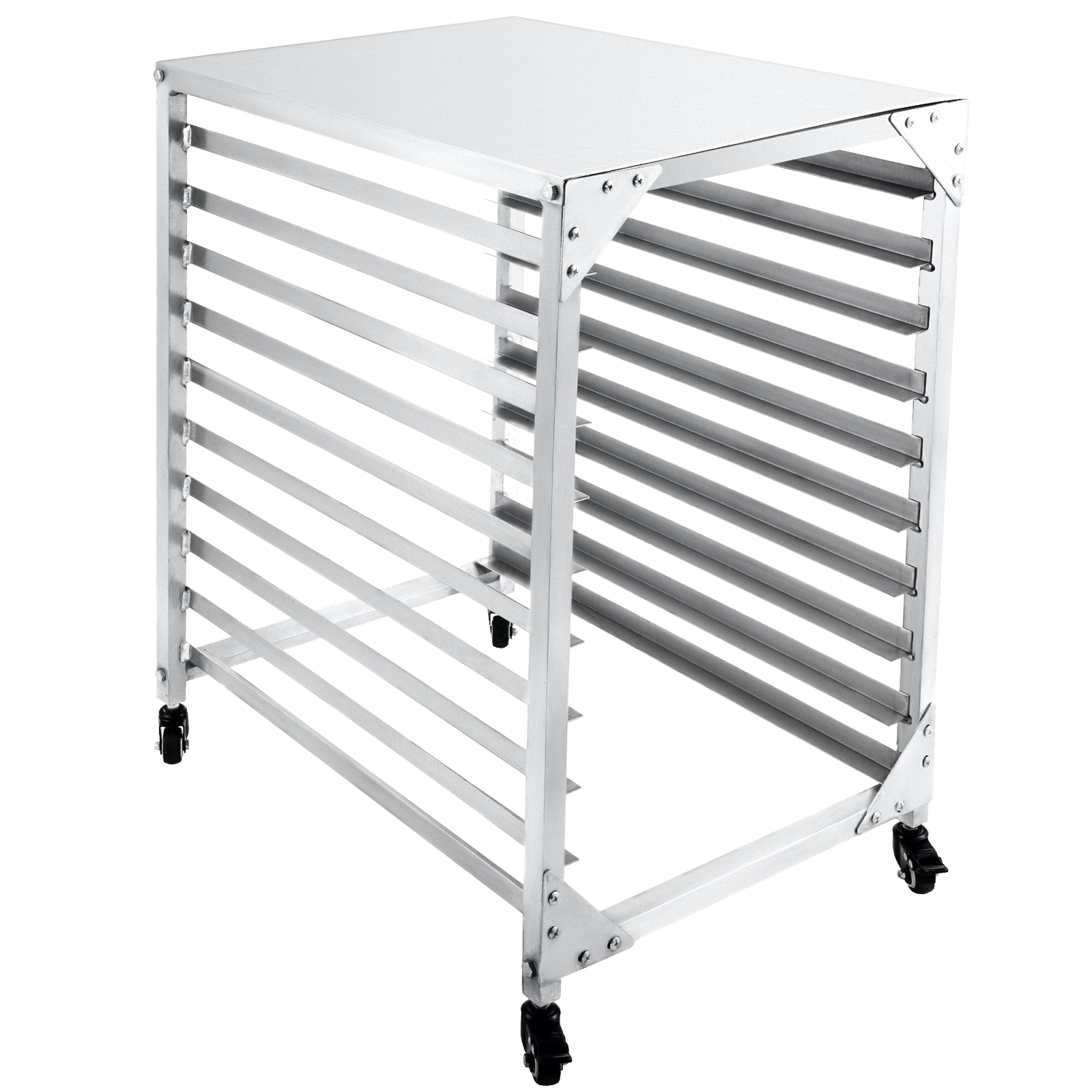 VEVOR Bun Pan Rack 10-Tier Commercial Bakery Racks with Brake Wheels 26 in.  L x 20.3 in. W x 39 in. H Bread Baking Equipment MBPJLZCCHC1058T4RV0 - The  Home Depot