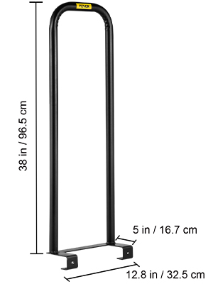 VEVOR Dolly Converter 13 Inch Width x 38 Inch Height Steel Converter Arms 250LBS Capacity Panel Dolly Handling Equippment