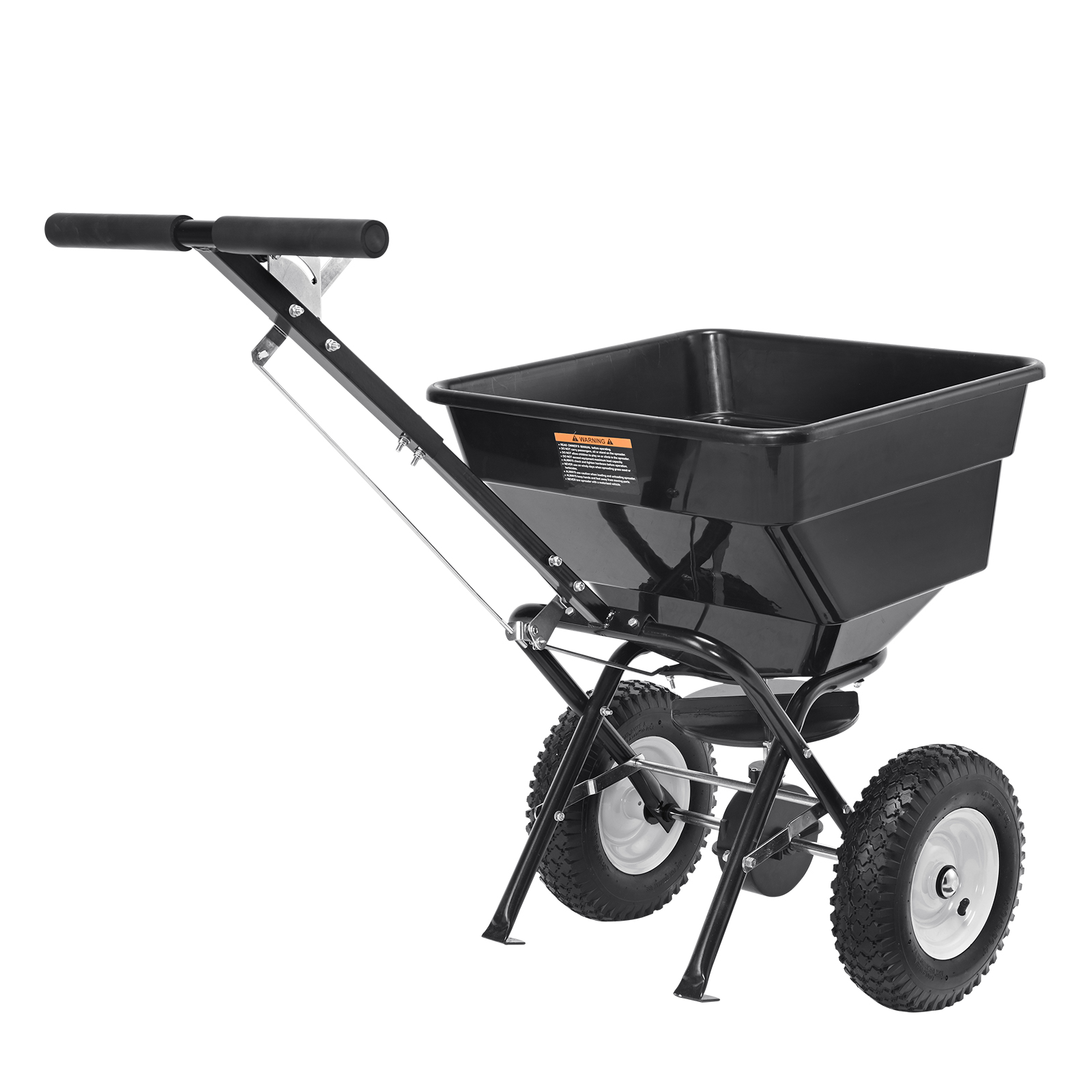 VEVOR 100/25lbs 10/12/8in Broadcast Spreader Tow Behind Poly Drop Spreader - Picture 26 of 38