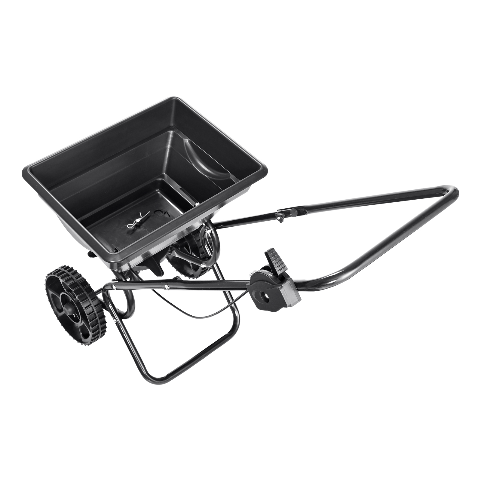 VEVOR 100/25lbs 10/12/8in Broadcast Spreader Tow Behind Poly Drop Spreader - Picture 36 of 38