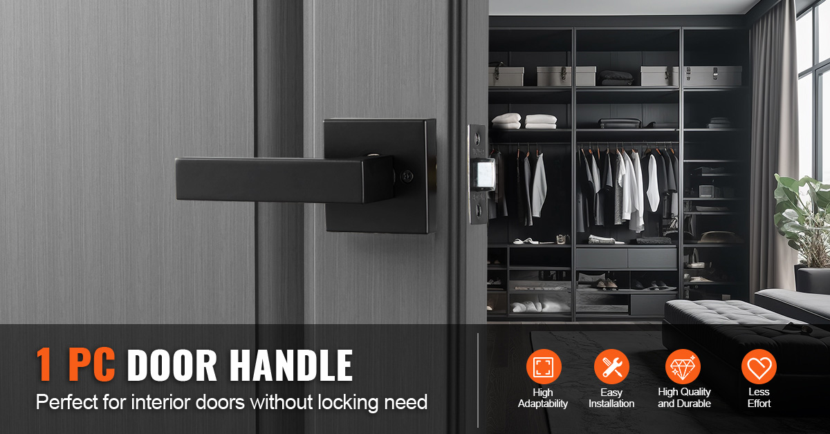 Universal passage door lever overview