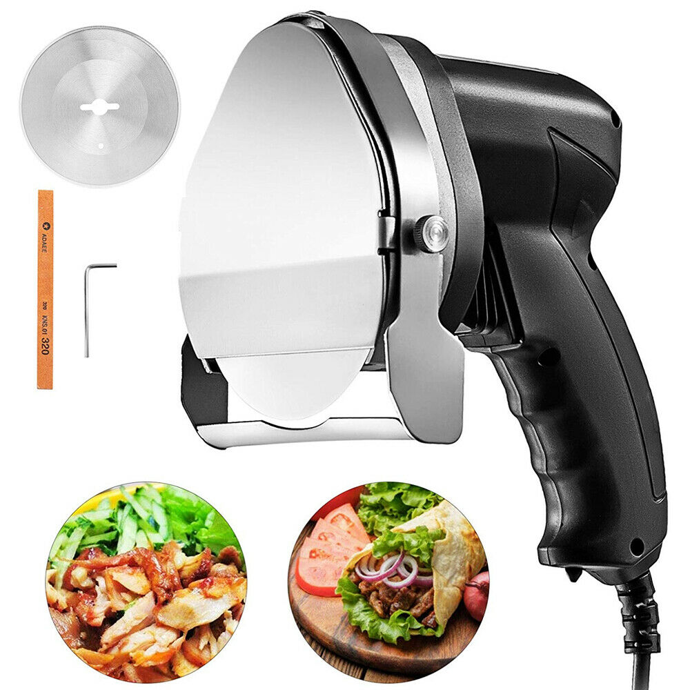 Commercial Wireless Electric Kebab Cutte Doner Cutter Slicer Meat Carver Machine 