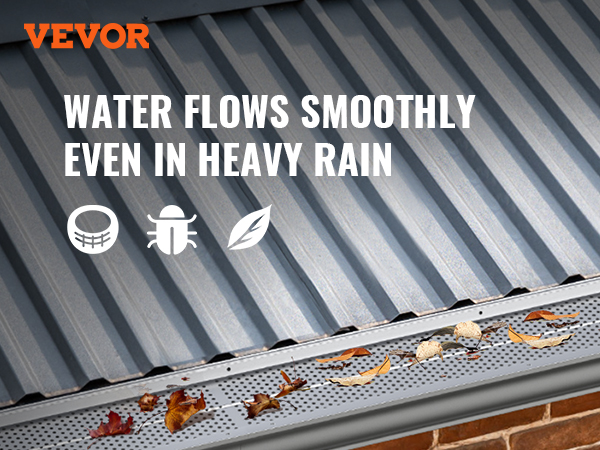 thumbnail image 2 of New Design Long Warranty Gutter Leaf Guards Filter Rain Gutter Guard Filter Rain Gutter Guard Aluminum 2 of 12