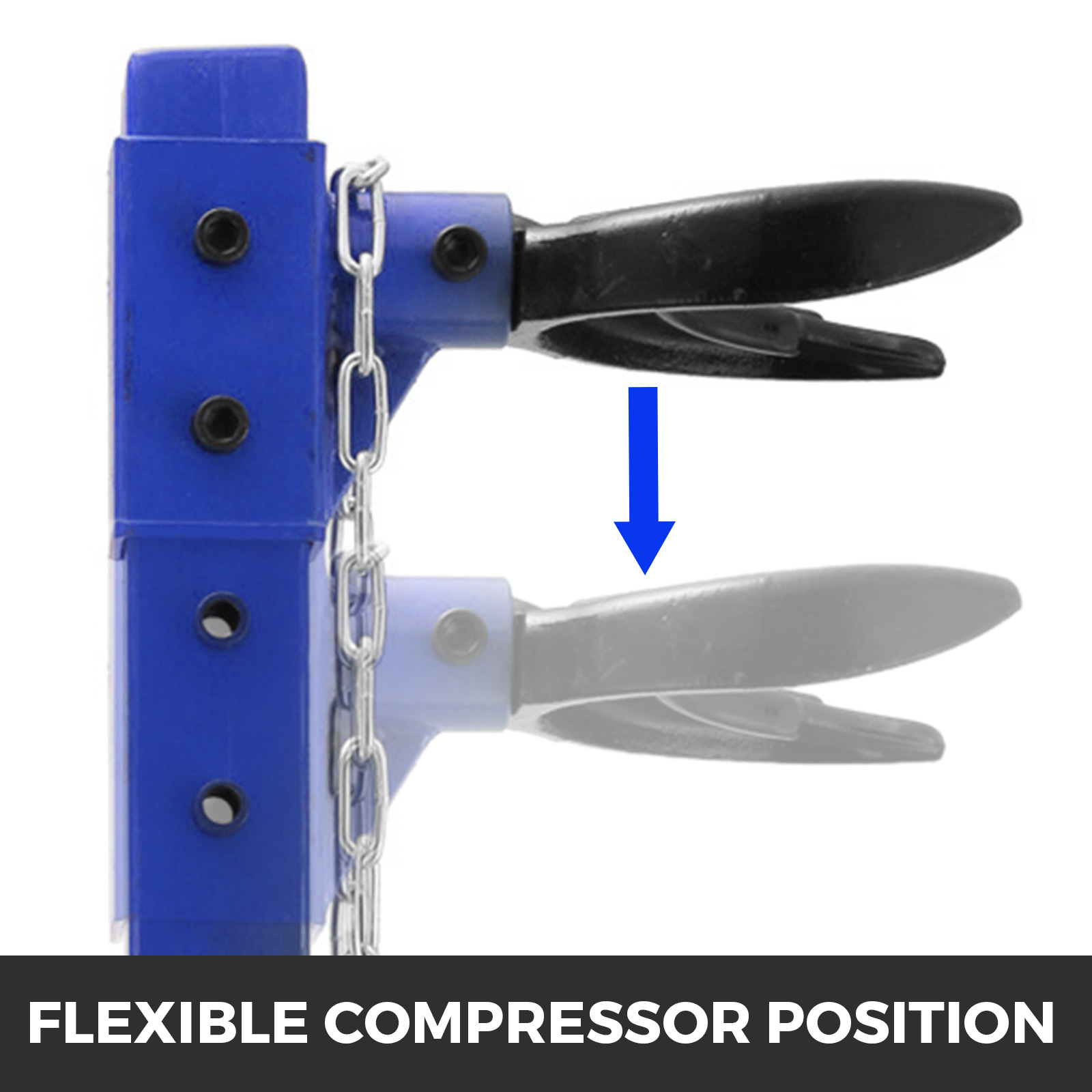 Spring Compressor Tool - 2200lb Capacity Cast Iron Strut Spring Compressor For Car & SUV Repair