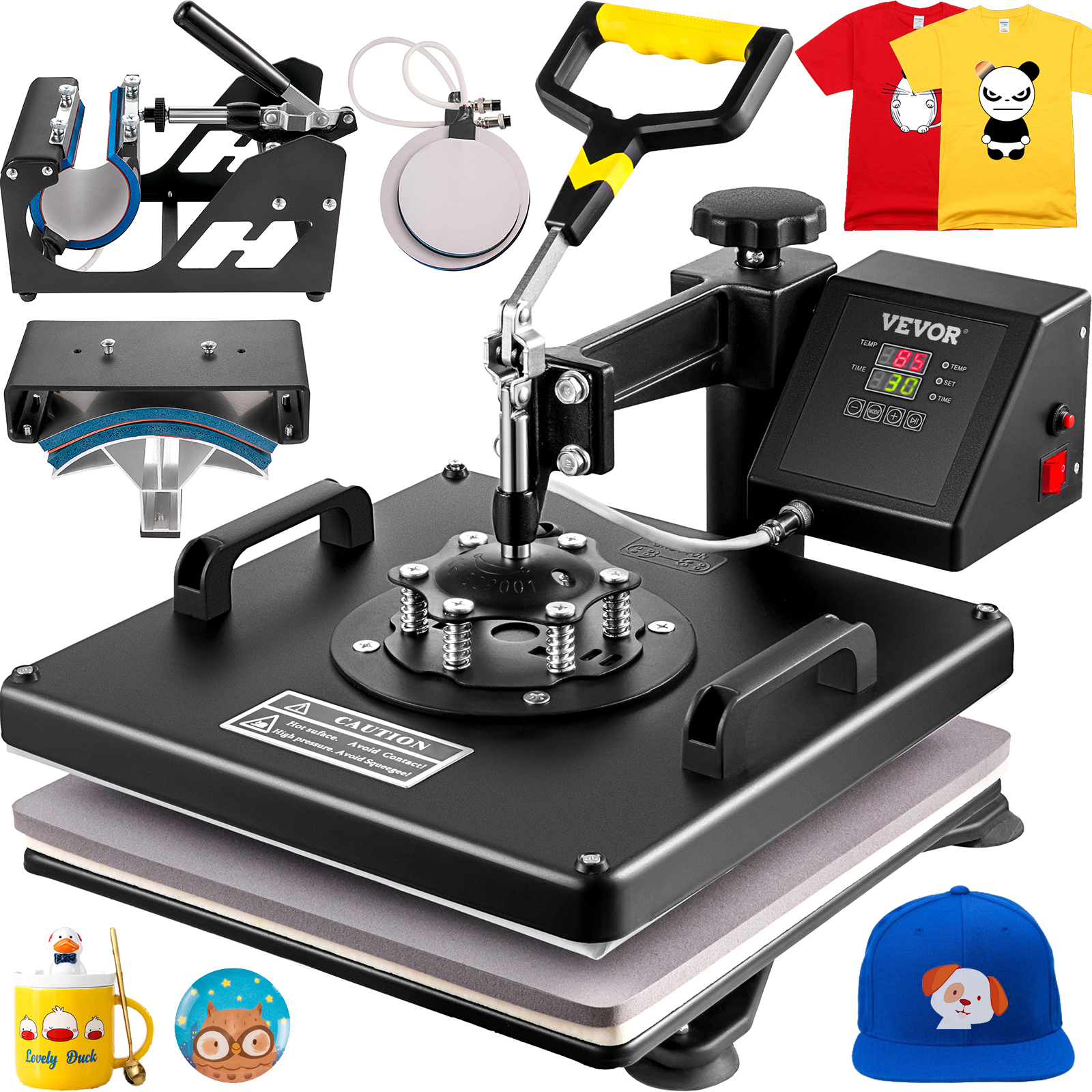 heat press,8 in 1,Digital Transfer Sublimation,