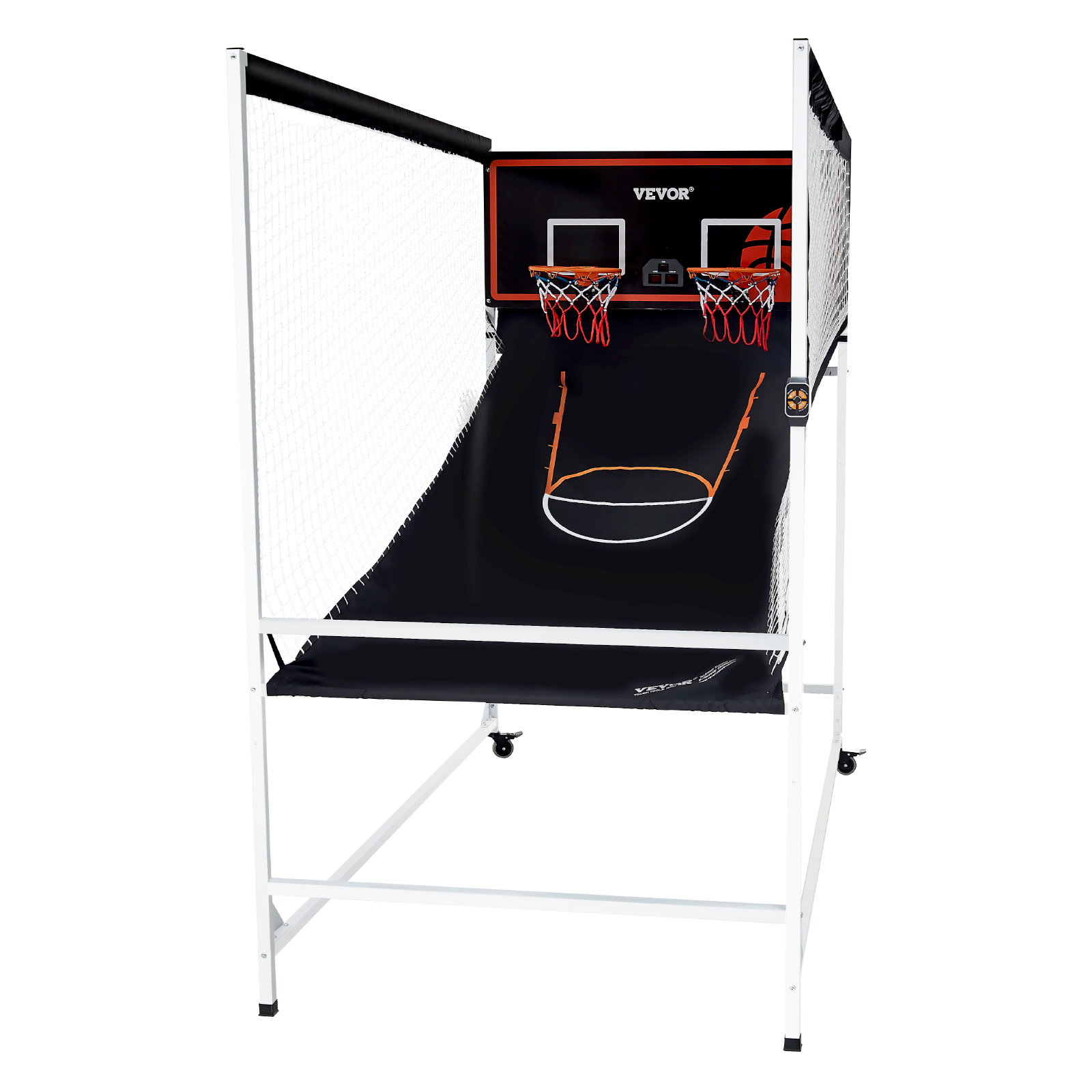VEVOR Indoor Double Shot Basketball Arcade Game Iron Cage 2 Player 5/4 Balls - Picture 14 of 50
