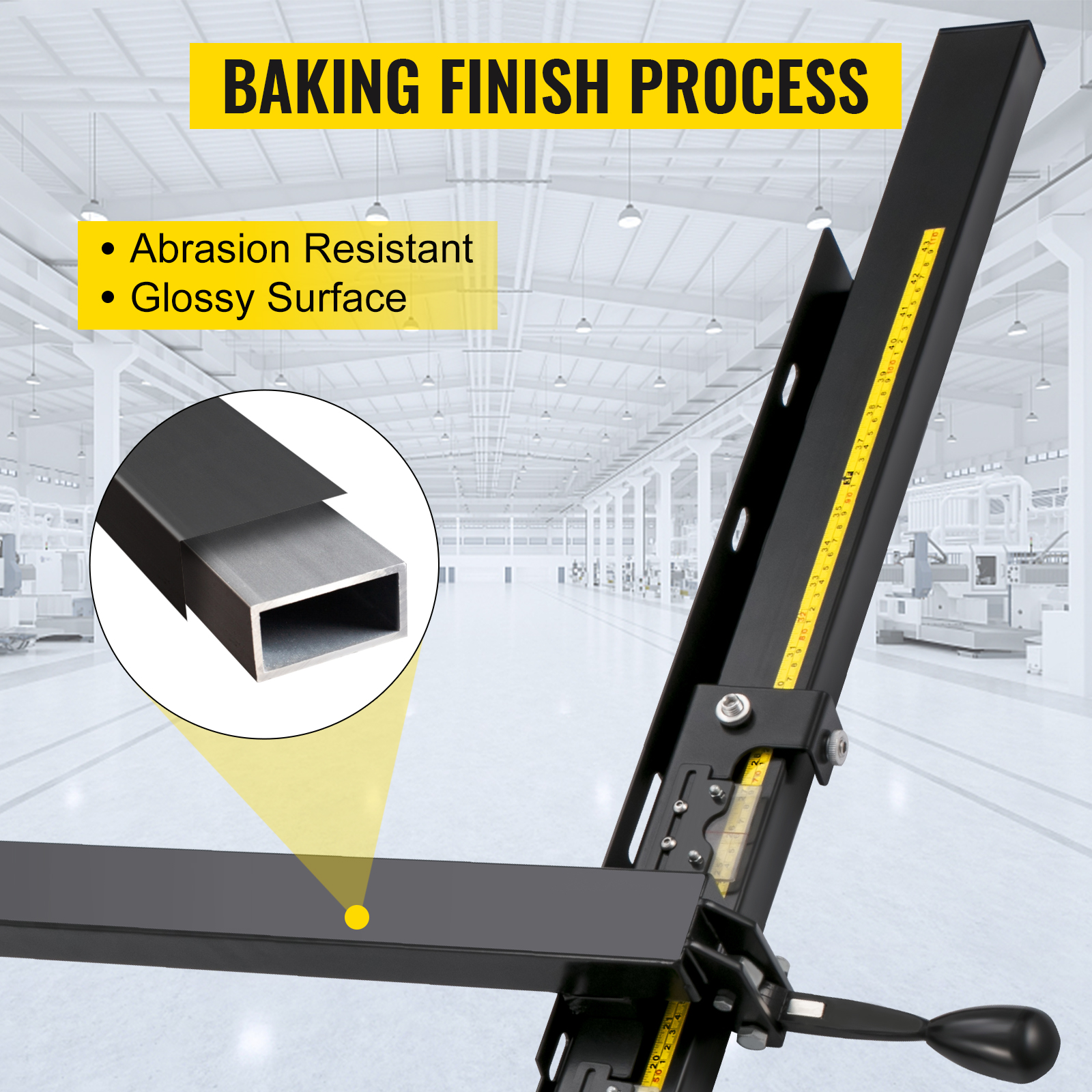 VEVOR Table Saw Fence System, 37"×57" Classic Table Saw Fence Rail