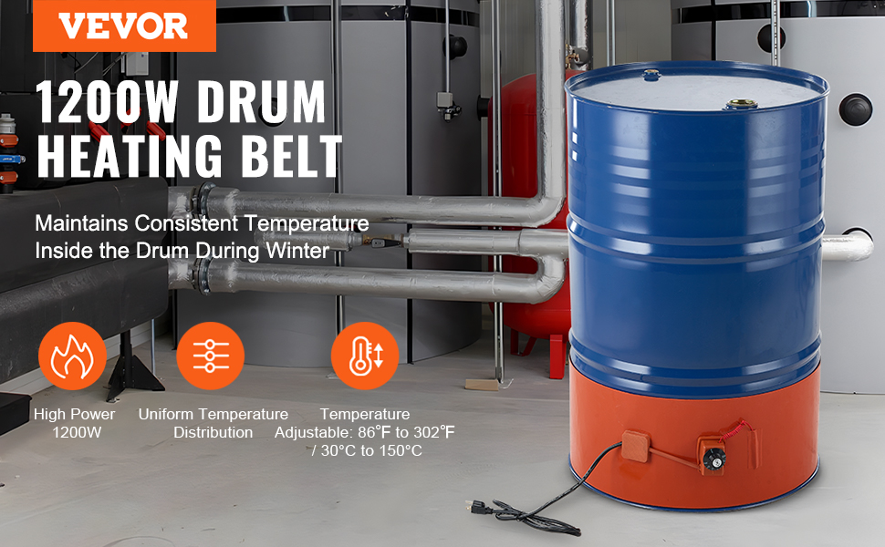 Band Heater Metal Drum Heater Drum Heater 55 Gallons Metal Drum