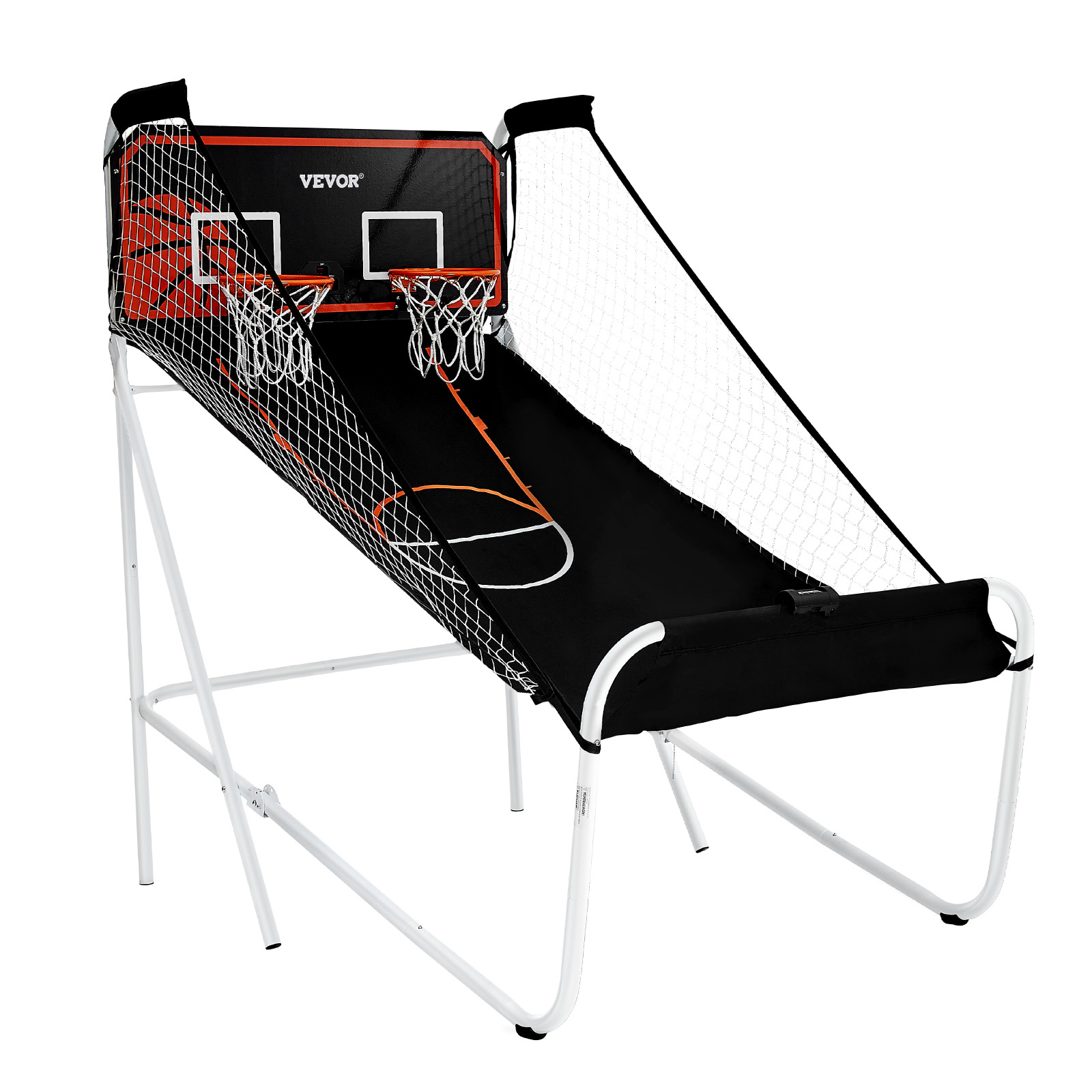 VEVOR Indoor Double Shot Basketball Arcade Game Iron Cage 2 Player 5/4 Balls - Picture 37 of 50