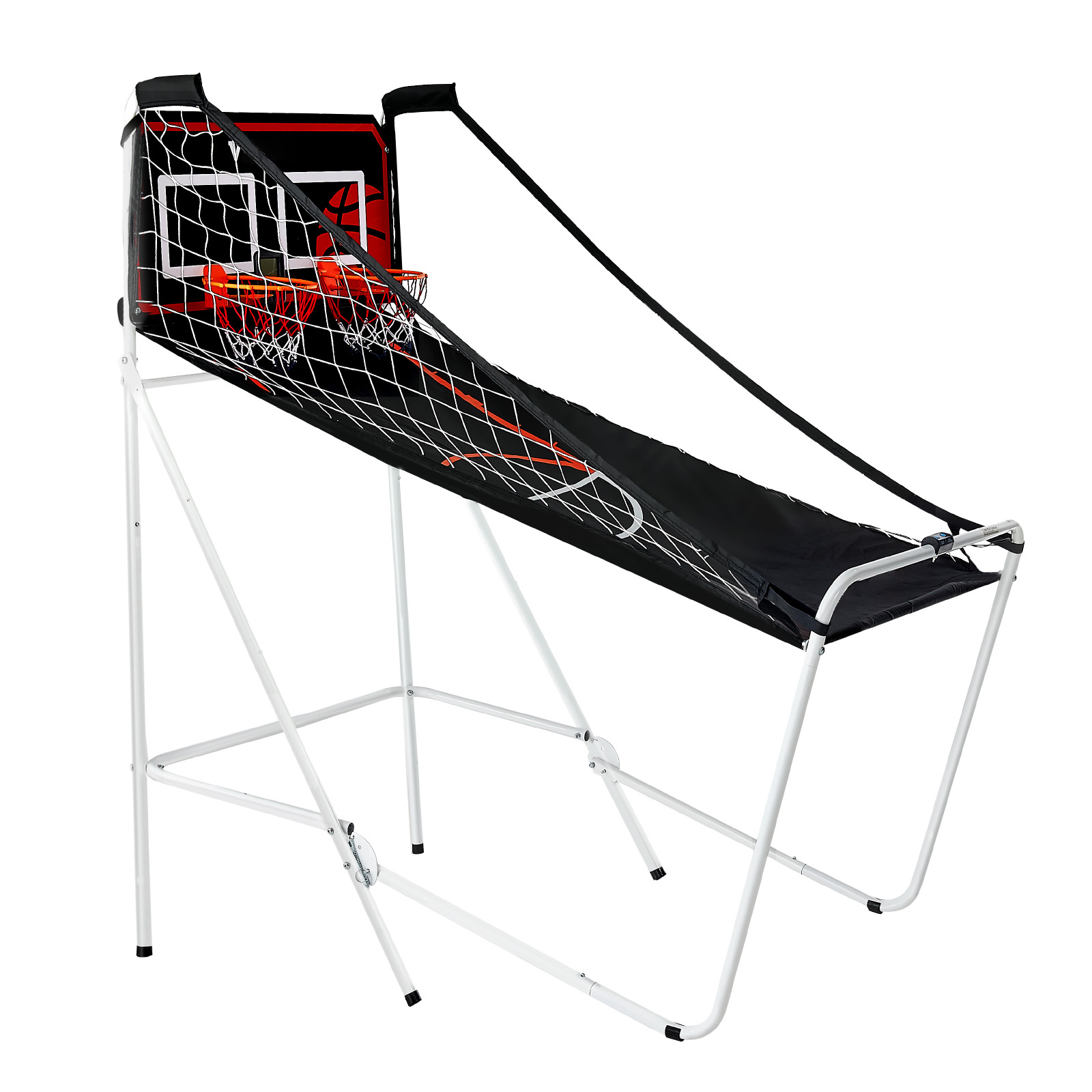 Indoor Double Shot Basketball Arcade Game Iron Cage 2 Player 5/4 Balls - Picture 49 of 50