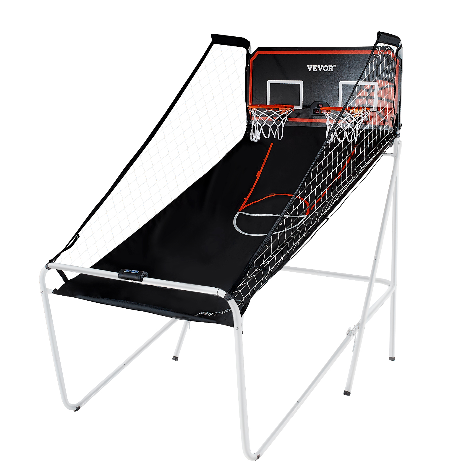 VEVOR Indoor Double Shot Basketball Arcade Game Iron Cage 2 Player 5/4 Balls - Picture 24 of 50