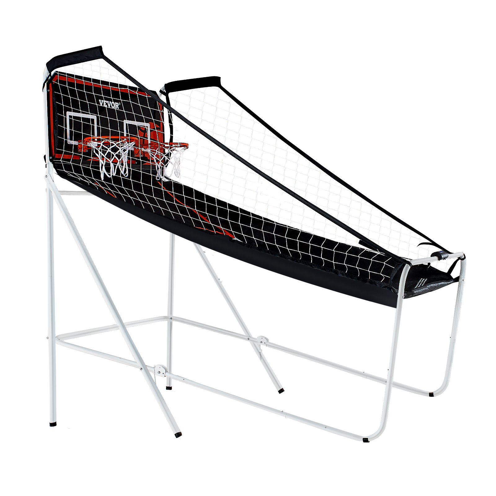 VEVOR Indoor Double Shot Basketball Arcade Game Iron Cage 2 Player 5/4 Balls - Picture 25 of 50