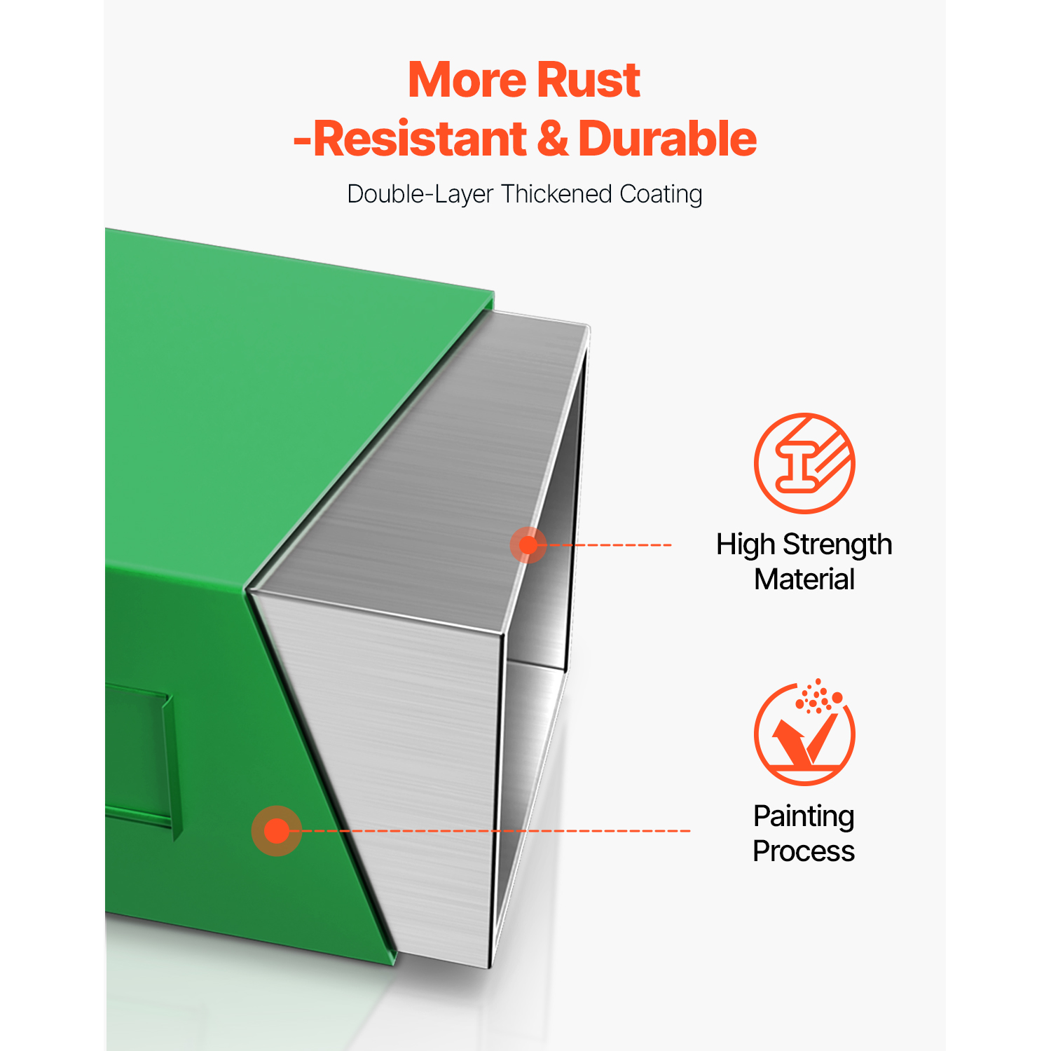Ballast Box 3 Point Category 1 Tractor Quick Tach Hitch Counterweight Green Red