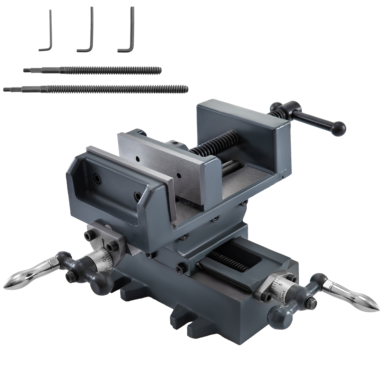 3" Cross Slide Vise Drill Press Heavy Duty Metal Milling 2 Way X-Y Clamp Machine 