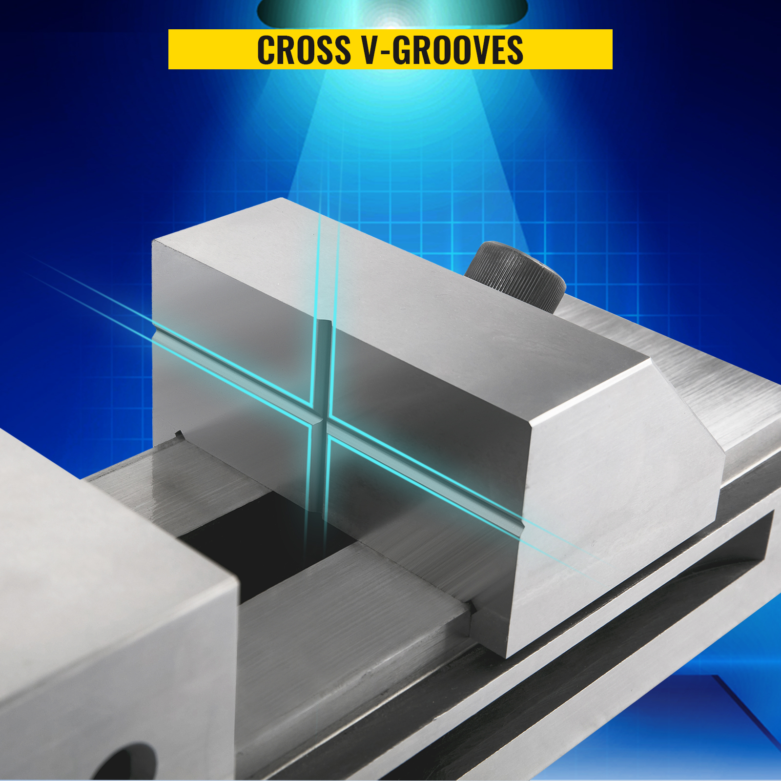 Vevor Screwless Vise Precision Vise 5" Sine Vise Precision Grinding