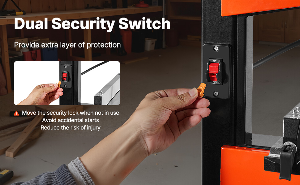 Bandsäge Holz 254 mm Tischbandsäge 373 W 2-Gang Gusseisentisch LED Gehrungsanschlag Band Saw A100 2.5 Pt