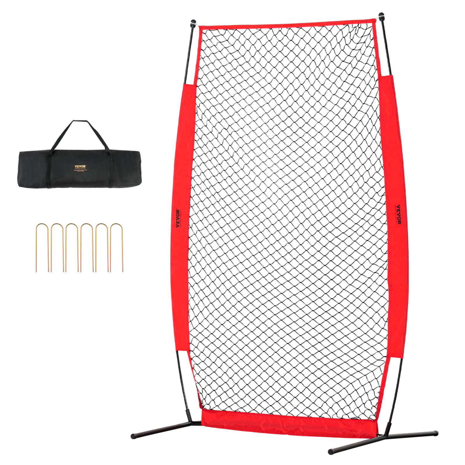 VEVOR I Screen Baseball Pitching Net for Batting Cage Softball Screen 9 Size