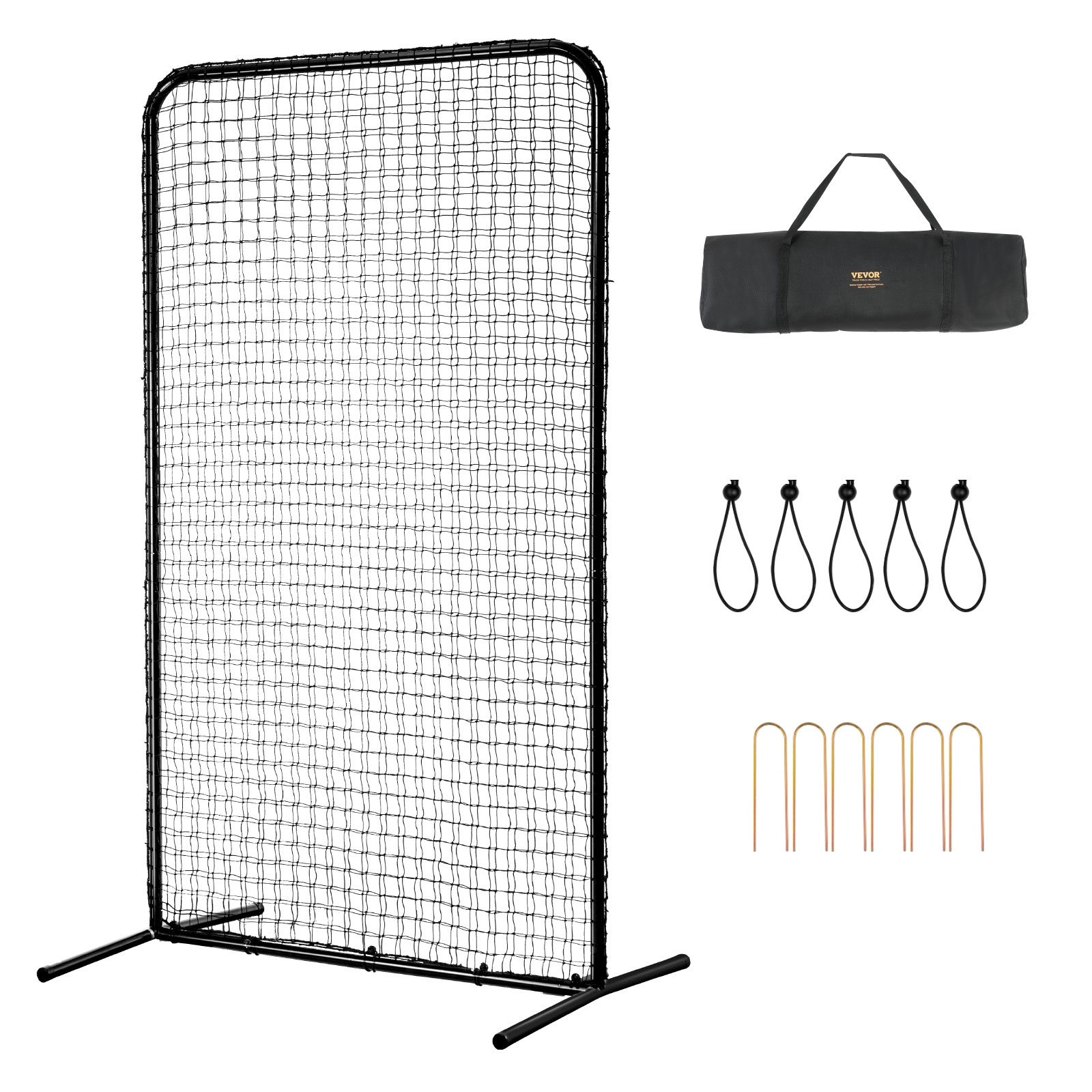 VEVOR I Screen Baseball Pitching Net for Batting Cage Softball Screen 9 Size