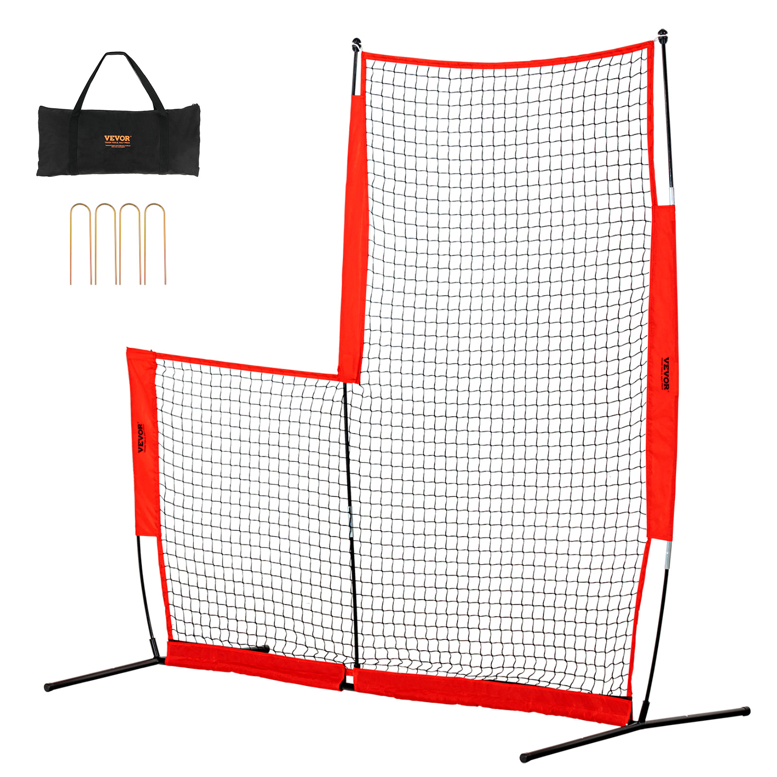 VEVOR I Screen Baseball Pitching Net for Batting Cage Softball Screen 9 Size