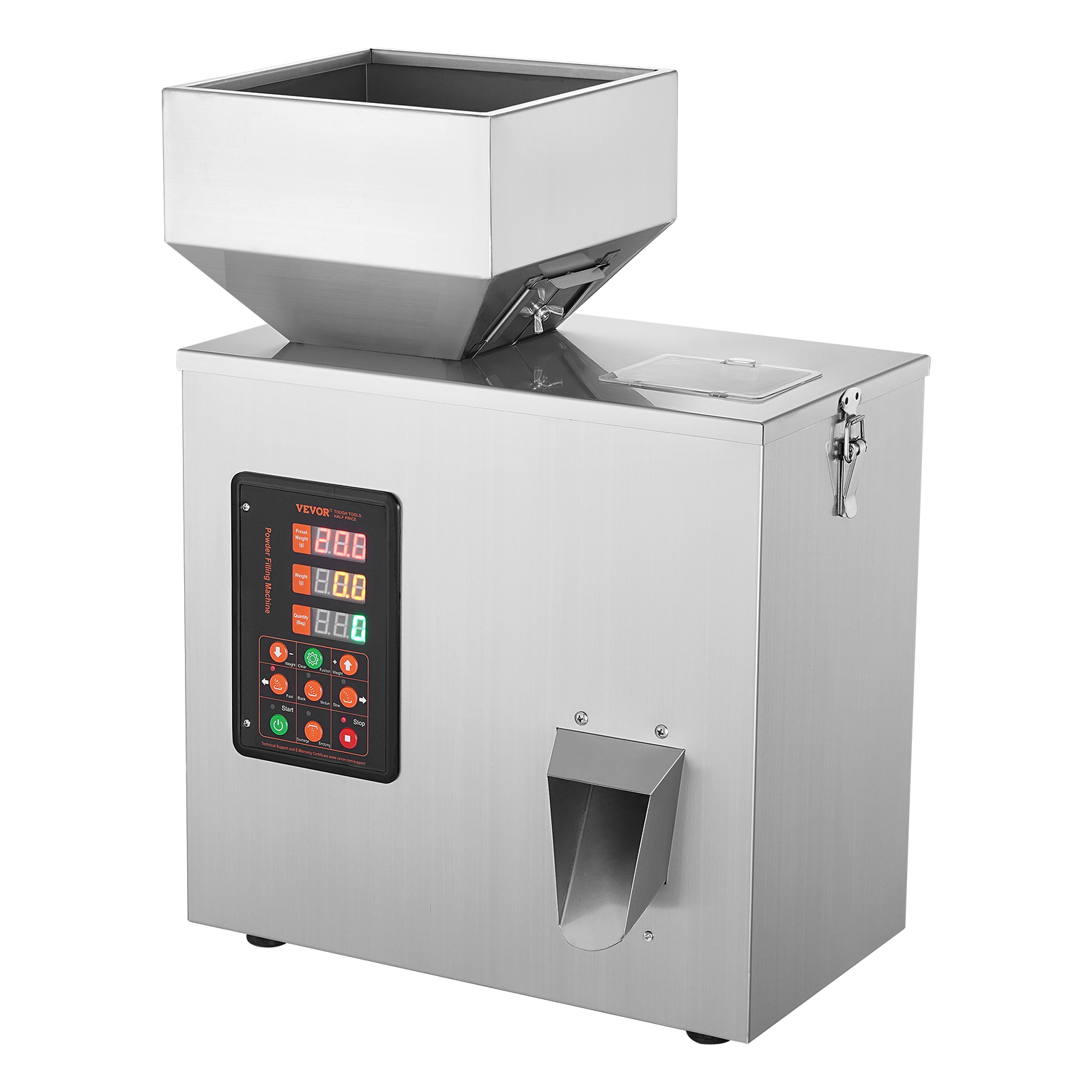 VEVOR Automatic Particle Packing Weighing & Filling Machine 10-1000/1-100g Tea - Picture 15 of 26
