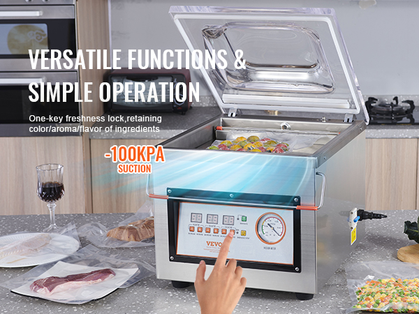 VEVOR Chamber Vacuum Sealer, 260W Sealing Power, Ireland