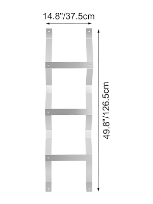 Vevor Egress Ladder Basement Egress Ladder 3-step Aluminum 400lbs Load ...