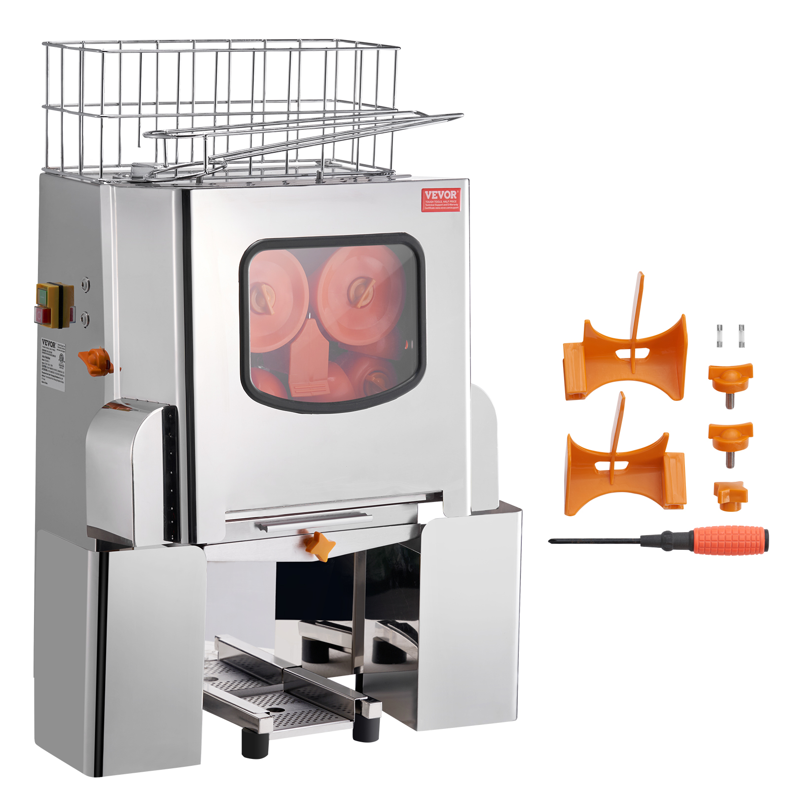 VEVOR Commercial Orange Juicer Machine 120W Juice Squeezer Extractor Filter Box - Picture 47 of 62