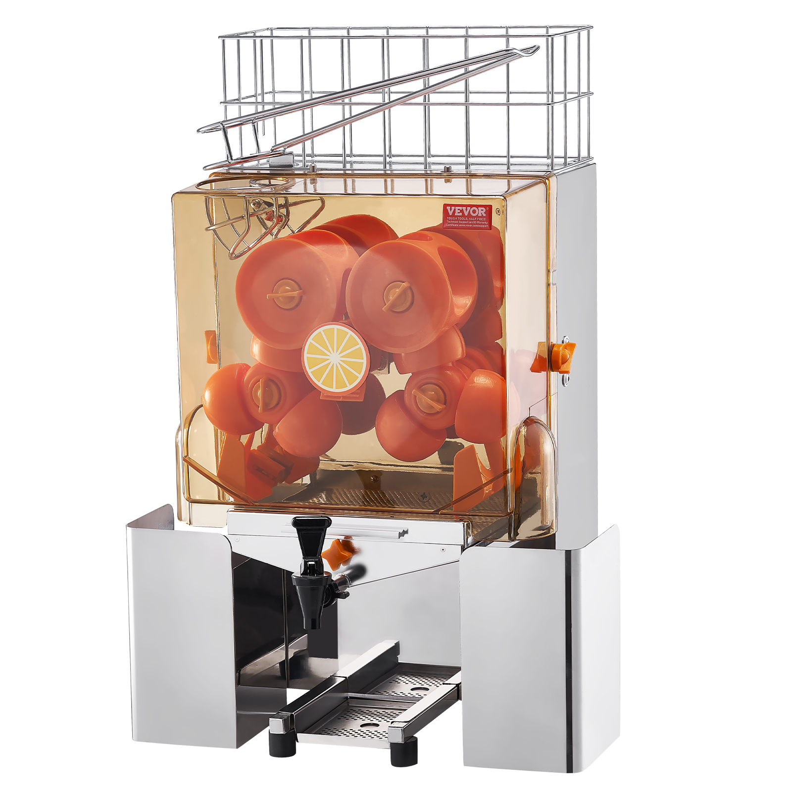 VEVOR Commercial Orange Juicer Machine 120W Juice Squeezer Extractor Filter Box - Picture 24 of 62