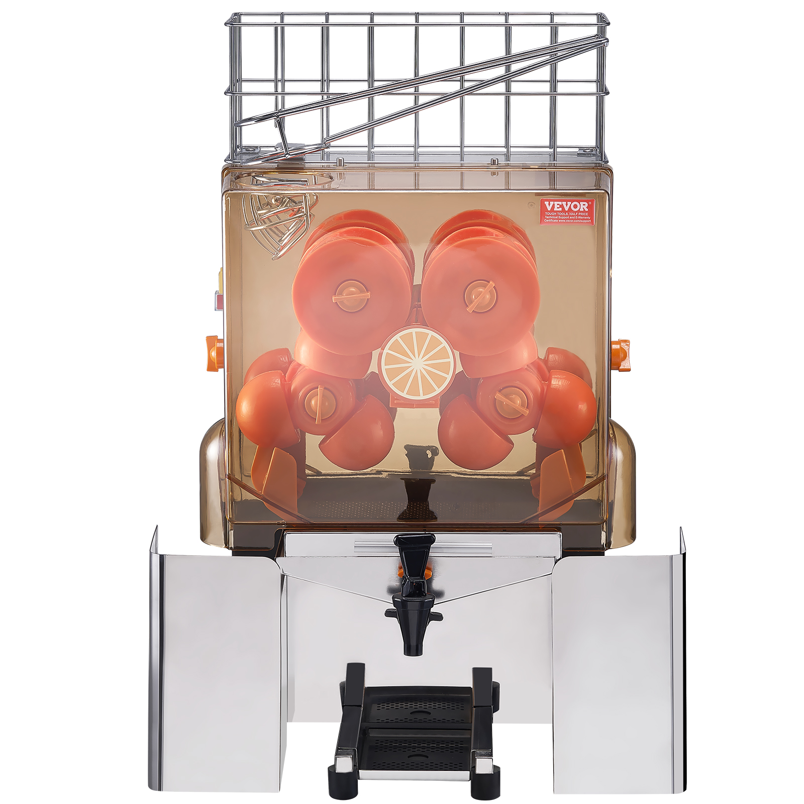 VEVOR Commercial Orange Juicer Machine 120W Juice Squeezer Extractor Filter Box - Picture 25 of 62