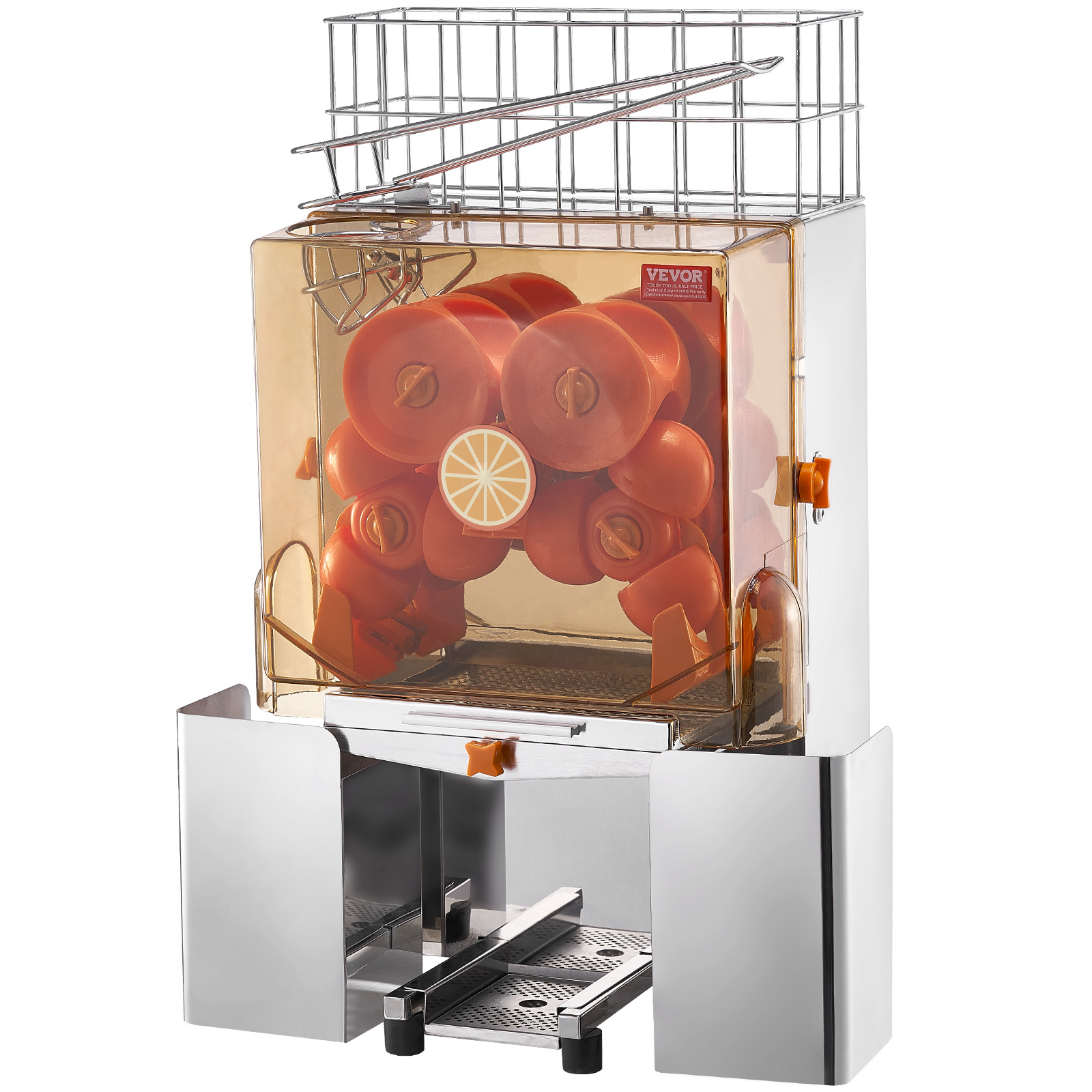 VEVOR Commercial Orange Juicer Machine 120W Juice Squeezer Extractor Filter Box - Picture 12 of 62
