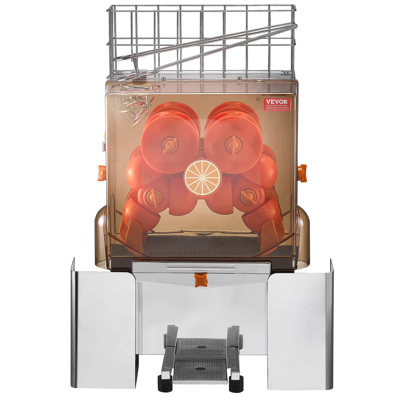 VEVOR Commercial Orange Juicer Machine 120W Juice Squeezer Extractor Filter Box - Picture 13 of 62